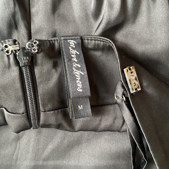 For Love and Lemons black silk bodysuit - Picture 4 of 5